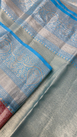 Bridal Semi Tissue Silk Saree