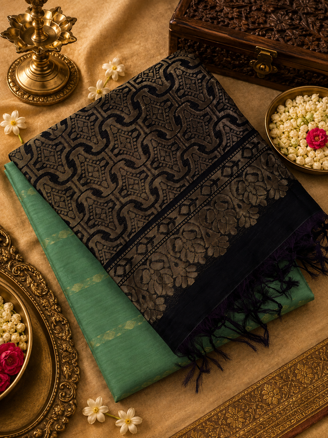 Pure Sico Cotton Saree
