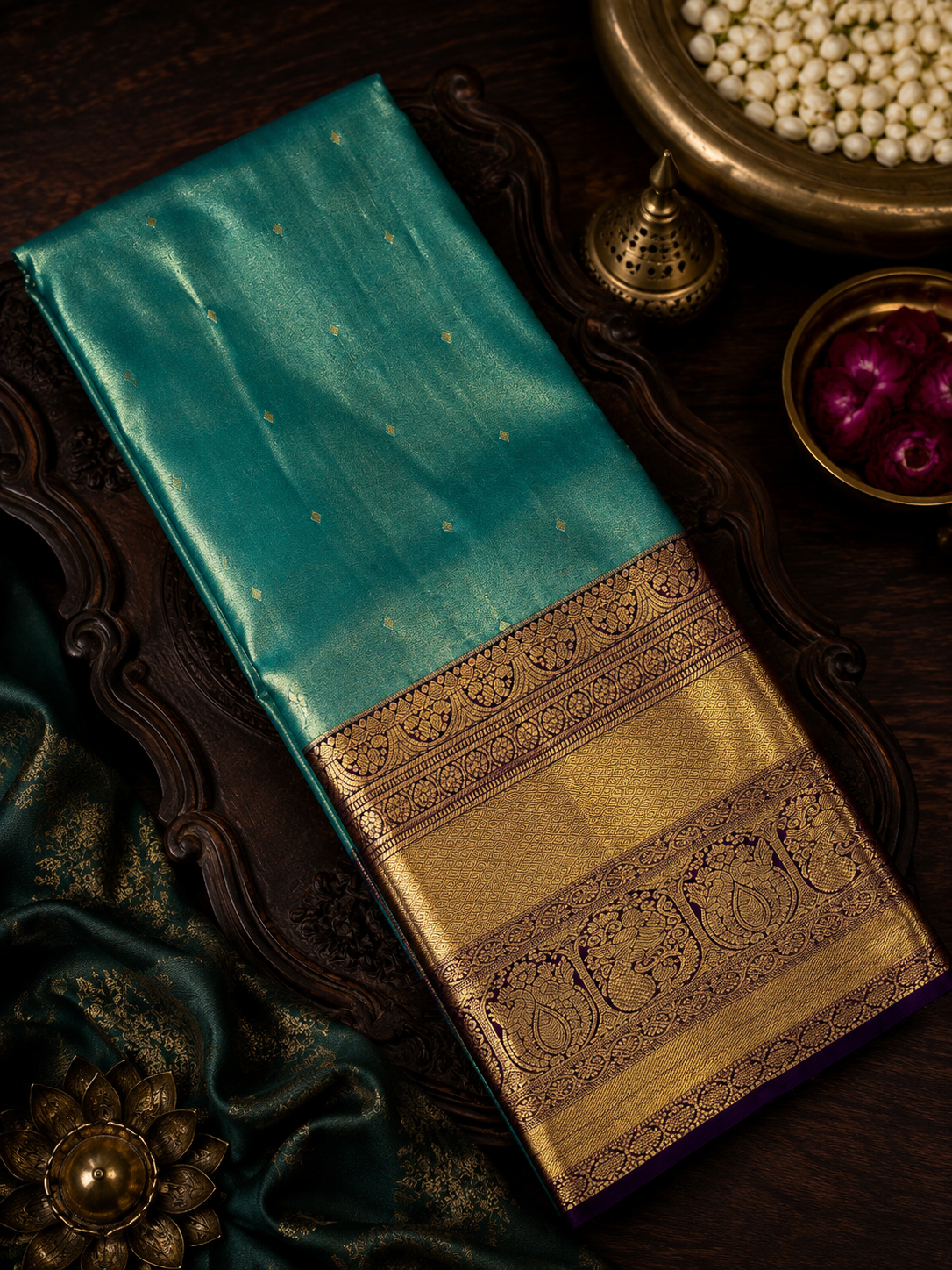 Premium Semi Kanchipuram Silk Saree
