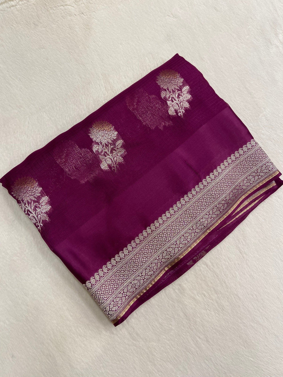 Pure Soft Manipuri Kota With Satin Border Saree