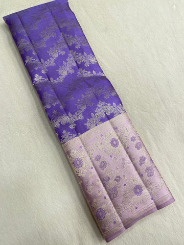 Pure Zari Handloom Kanjeevaram Silk Mark Certified Saree