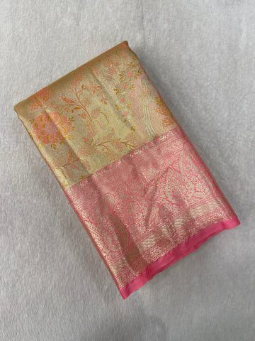 Bridal Semi Tissue Silk Saree