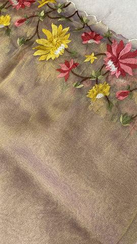 Premium tissue organza saree