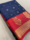 Premium Bridal Semi Kanchipuram Silk Saree - 902334