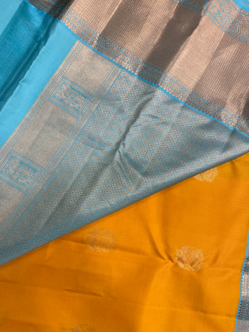 Pure Kanjeevaram silk mark certified saree
