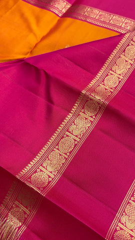 Pure handloom Kanjeevaram silk mark certified saree