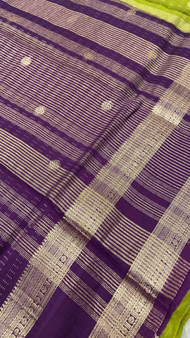 Premium Semi Chanderi Saree💚