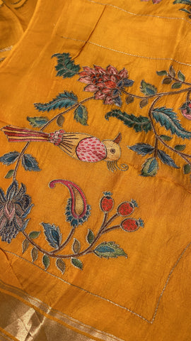 Premium Viscose Banarasi Saree With Work