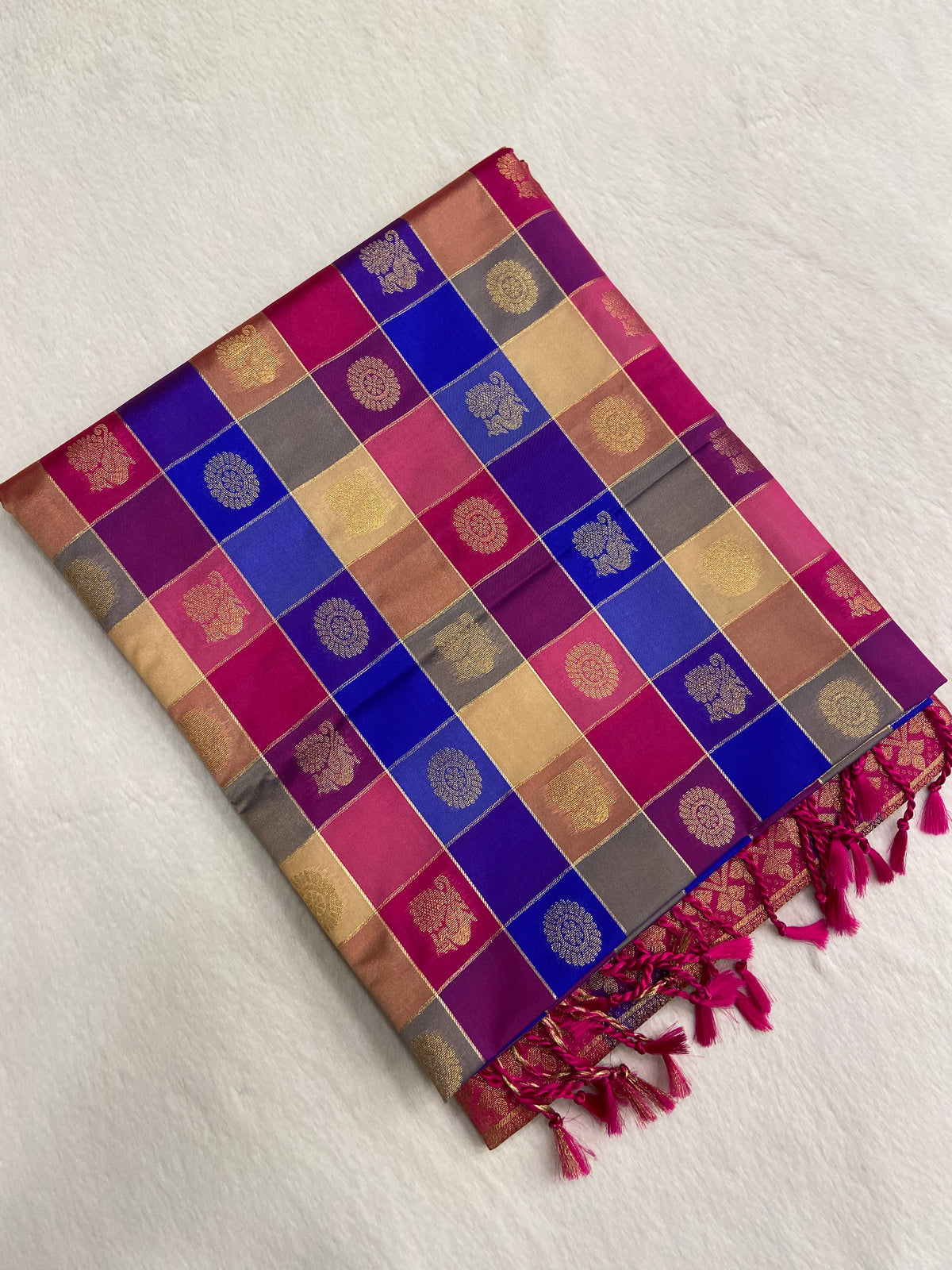Premium Mini Kanchi Silk Saree🩷