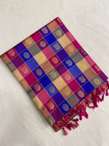 Premium Mini Kanchi Silk Saree🩷