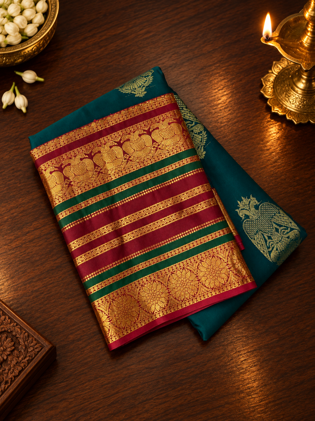 Premium Semi Kanchipuram Silk Saree