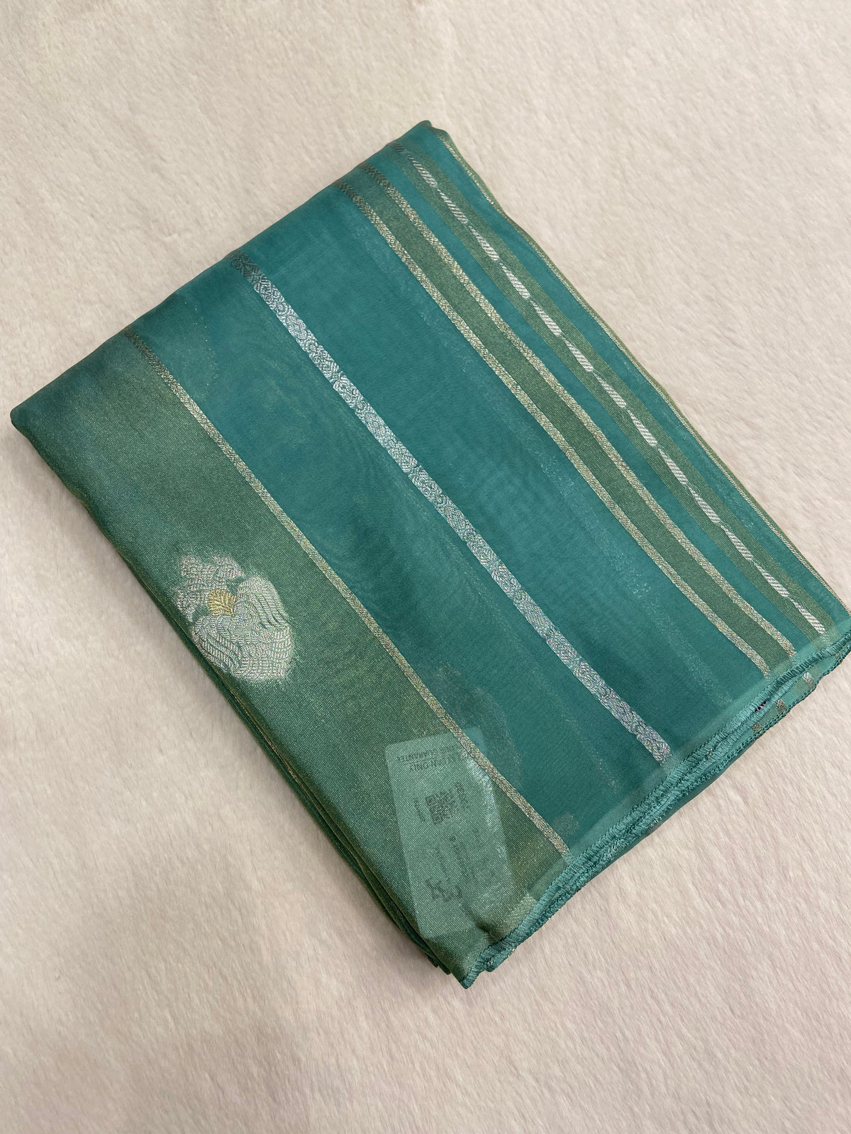 Pure Chinnon Saree✨