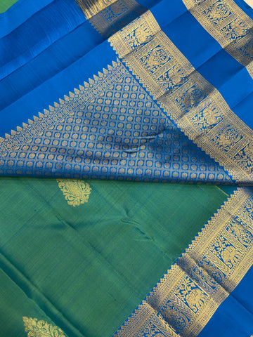 Pure zari handloom Kanjeevaram silk mark certified saree