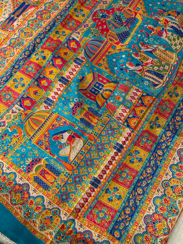 Premium Pashmina Silk Saree