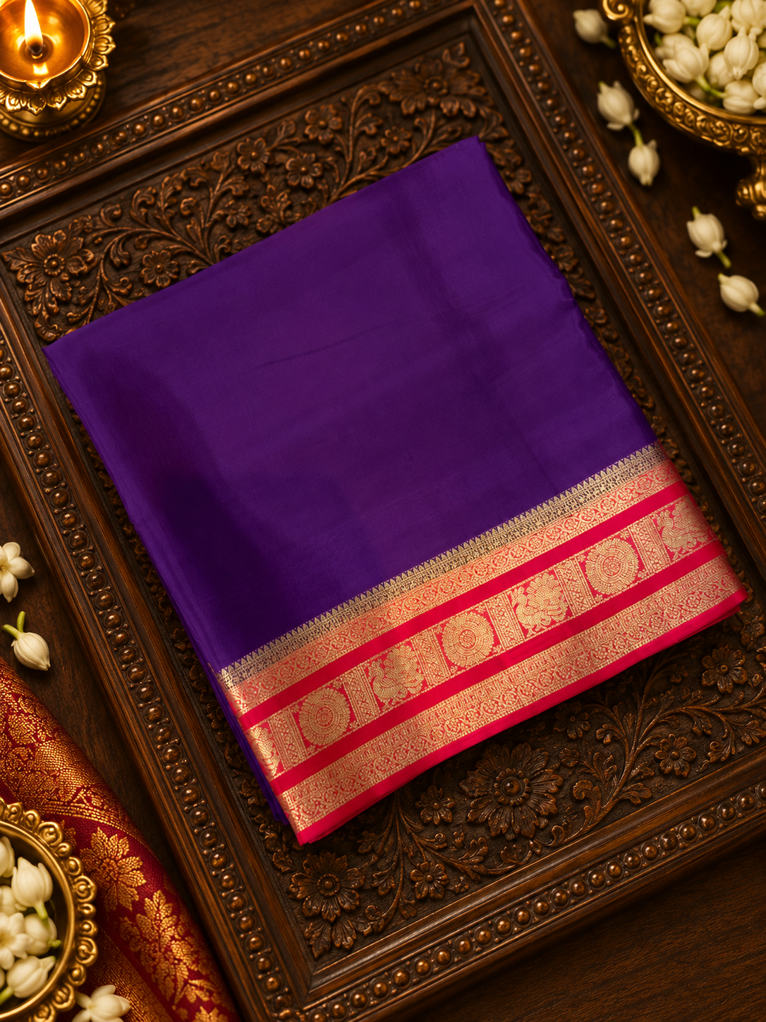 Pure Mix Crepe Mysore Silk Saree -902962