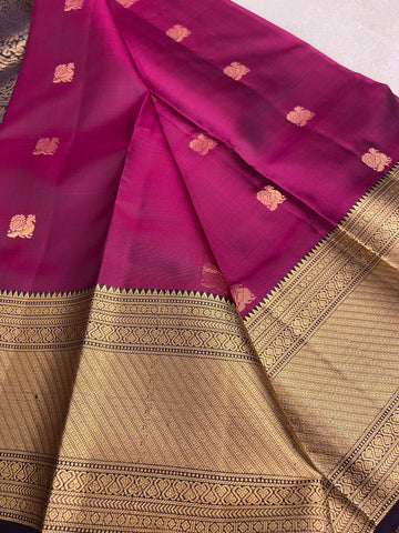 Pure Kanjeevaram Silk Mark Certified Saree