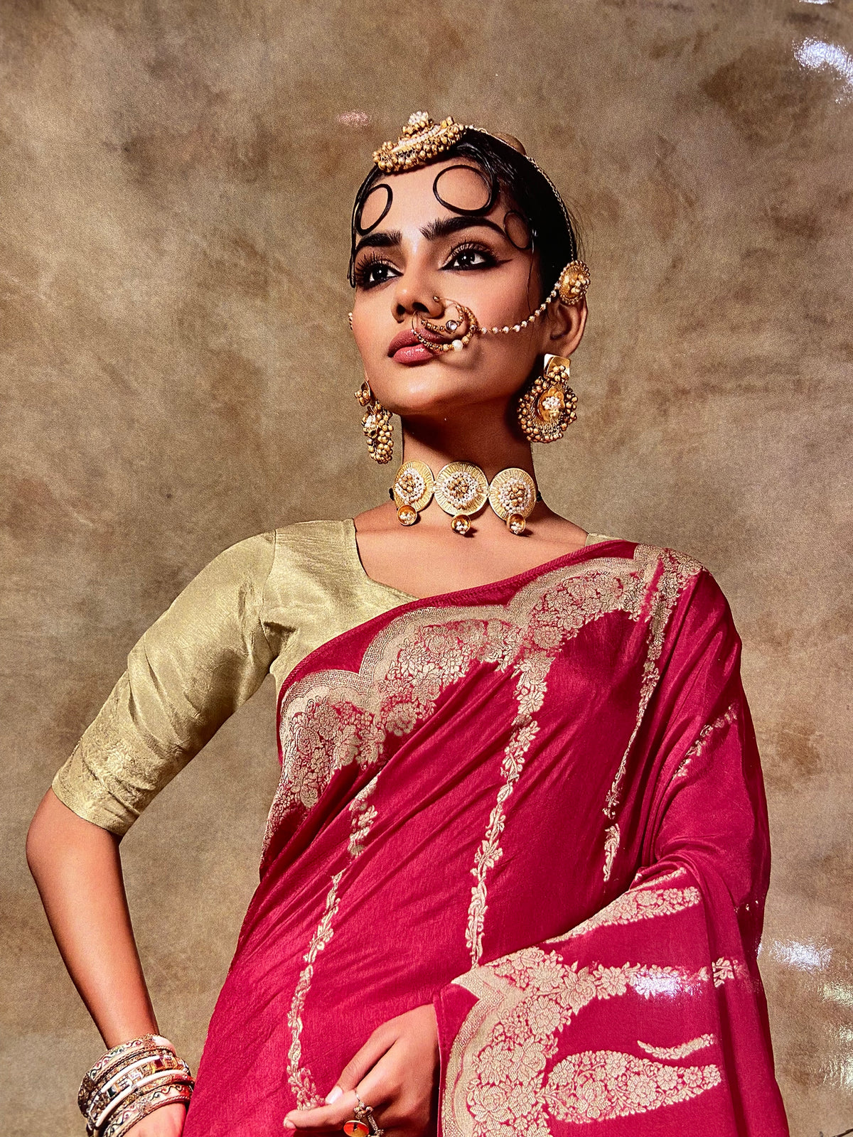 Premium Viscose Silk Saree