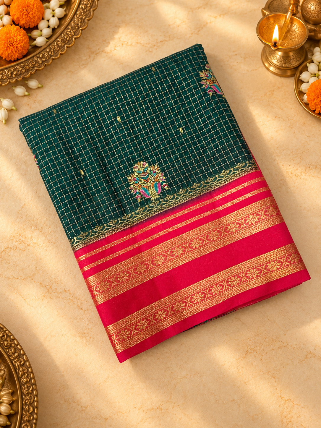 Premium Crepe Semi Mysore Silk Saree -902554