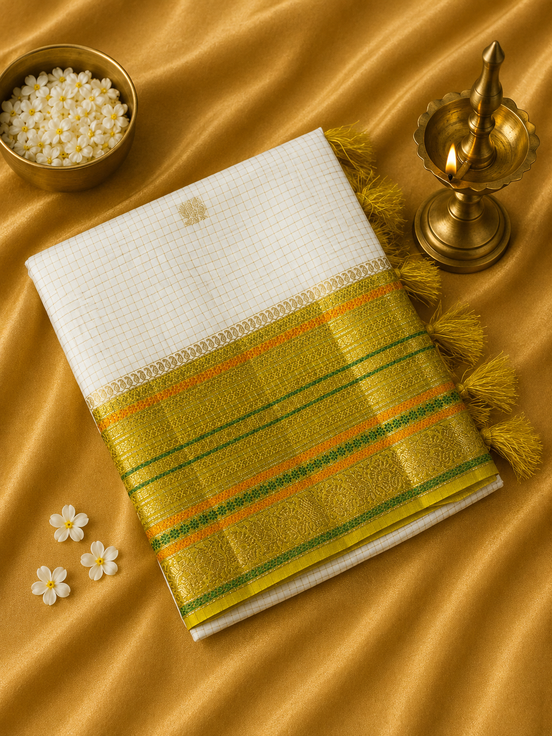 Premium Mysore Crepe Silk Saree
