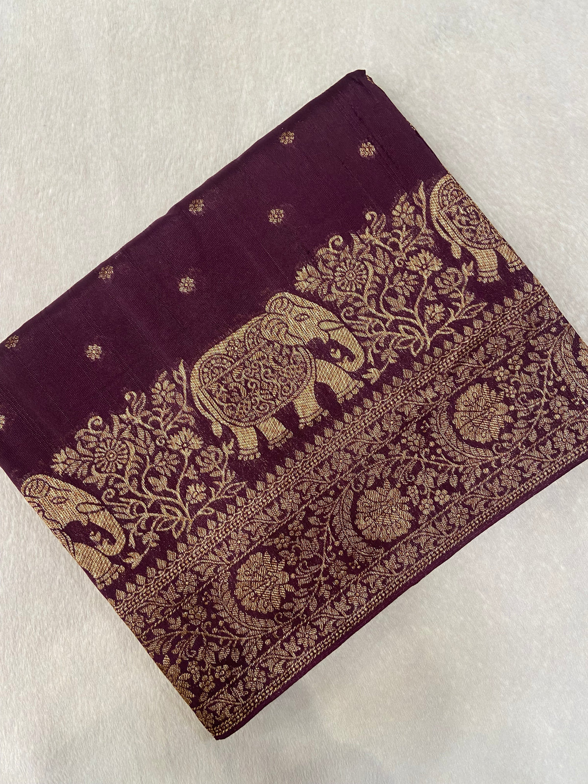 Premium Tassar Silk Saree🤎