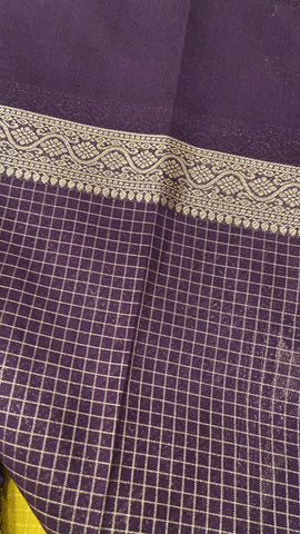 Premium Semi Crepe Mysore Silk Saree