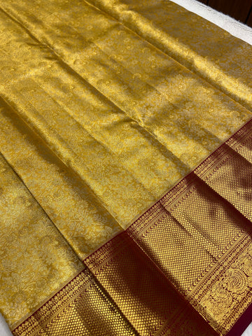 Pure Kanjeevaram Silk certified Saree