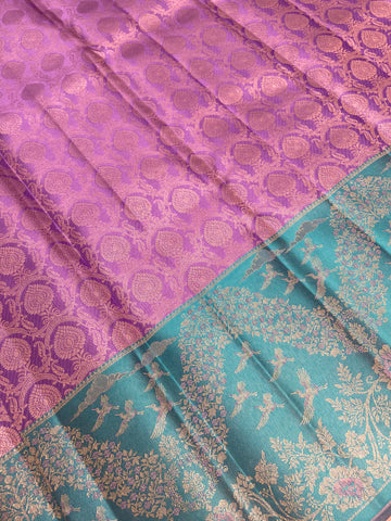 Pure Zari Handloom Kanjeevaram Silk Mark Certified Saree