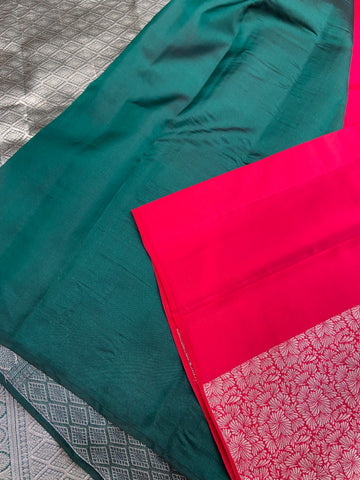 Half mix Kanjeevaram silk saree