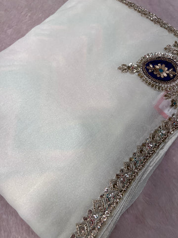 Designer Fancy Saree With Work