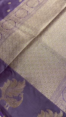 Premium crepe satin silk saree🦚