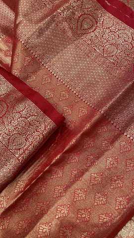 Bridal Semi Tissue Silk Saree