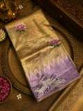 Pure tissue soft organza saree