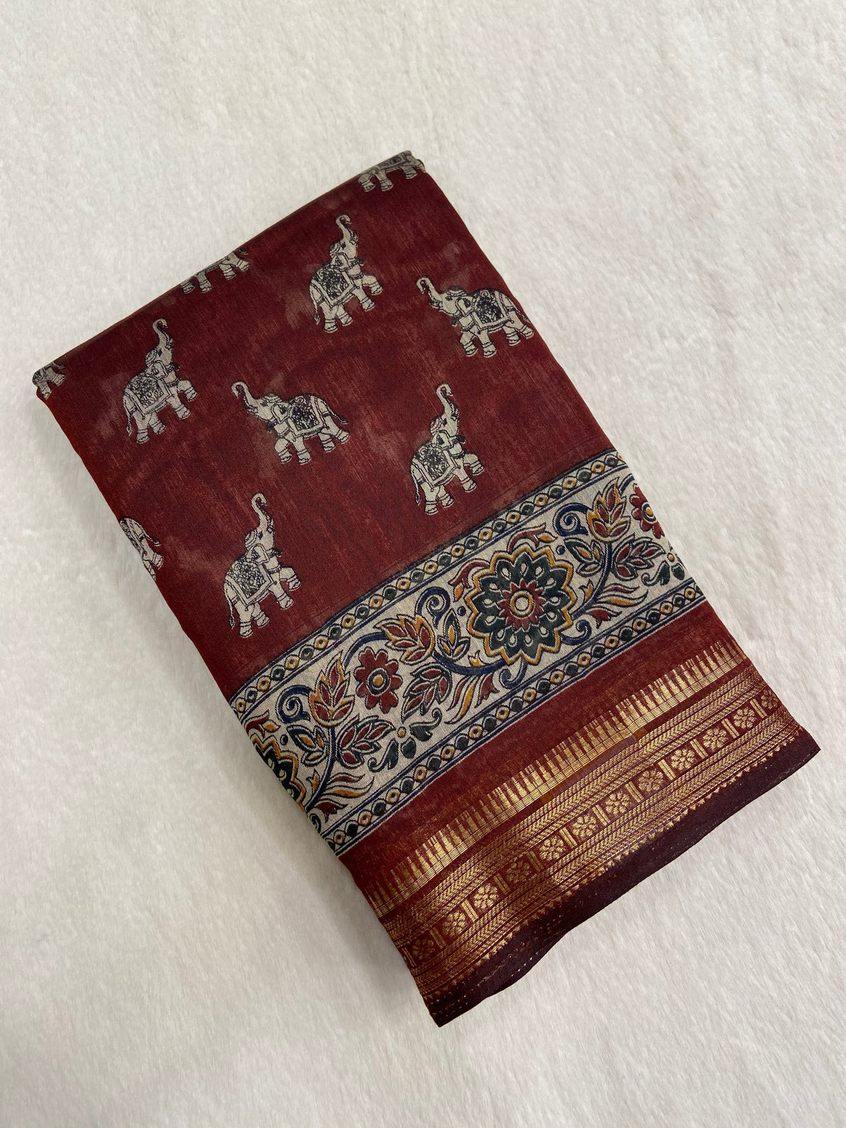 Premium semi Chanderi saree