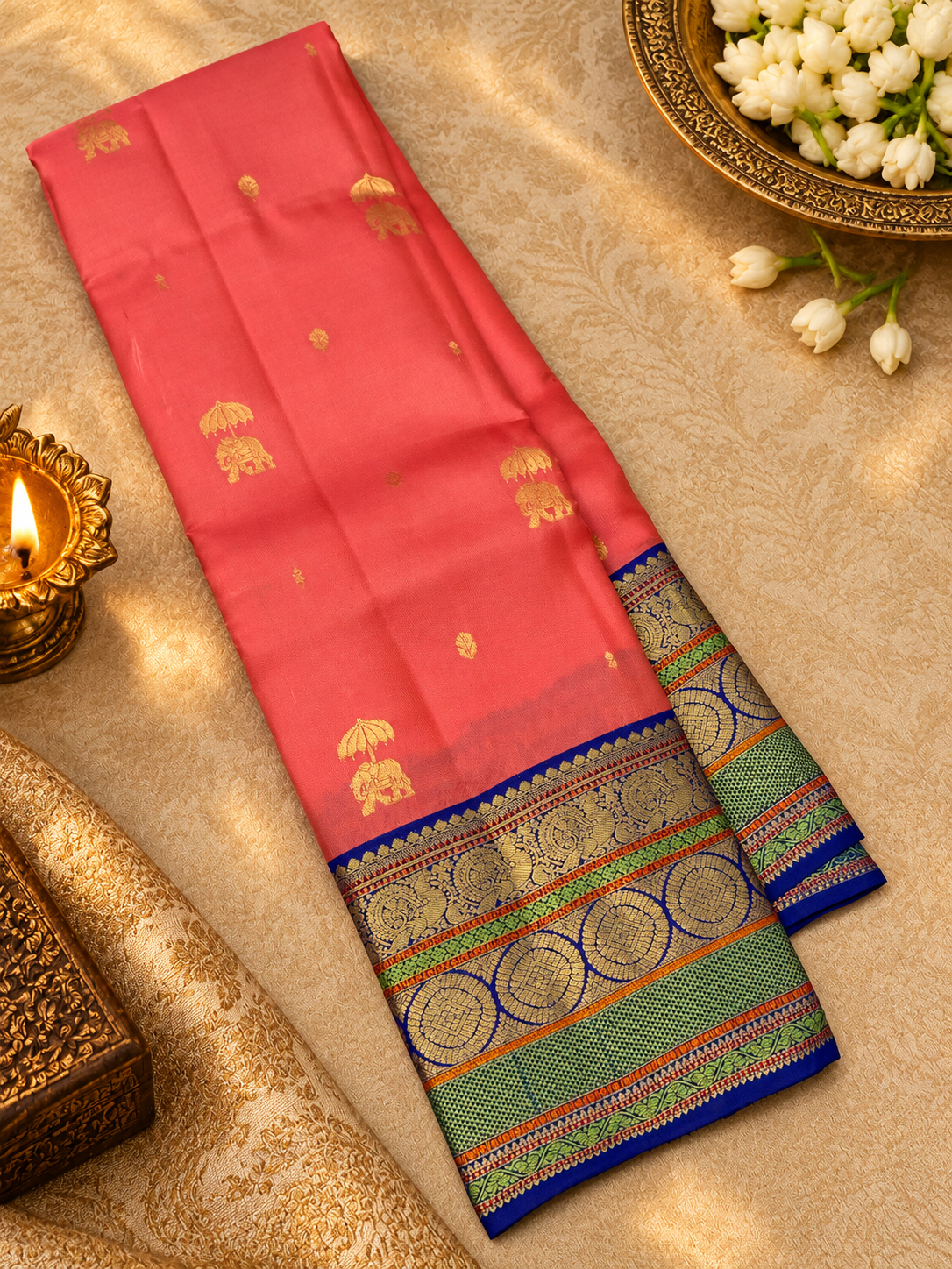 Pure Mix Kanjeevaram Silk Saree- 902700