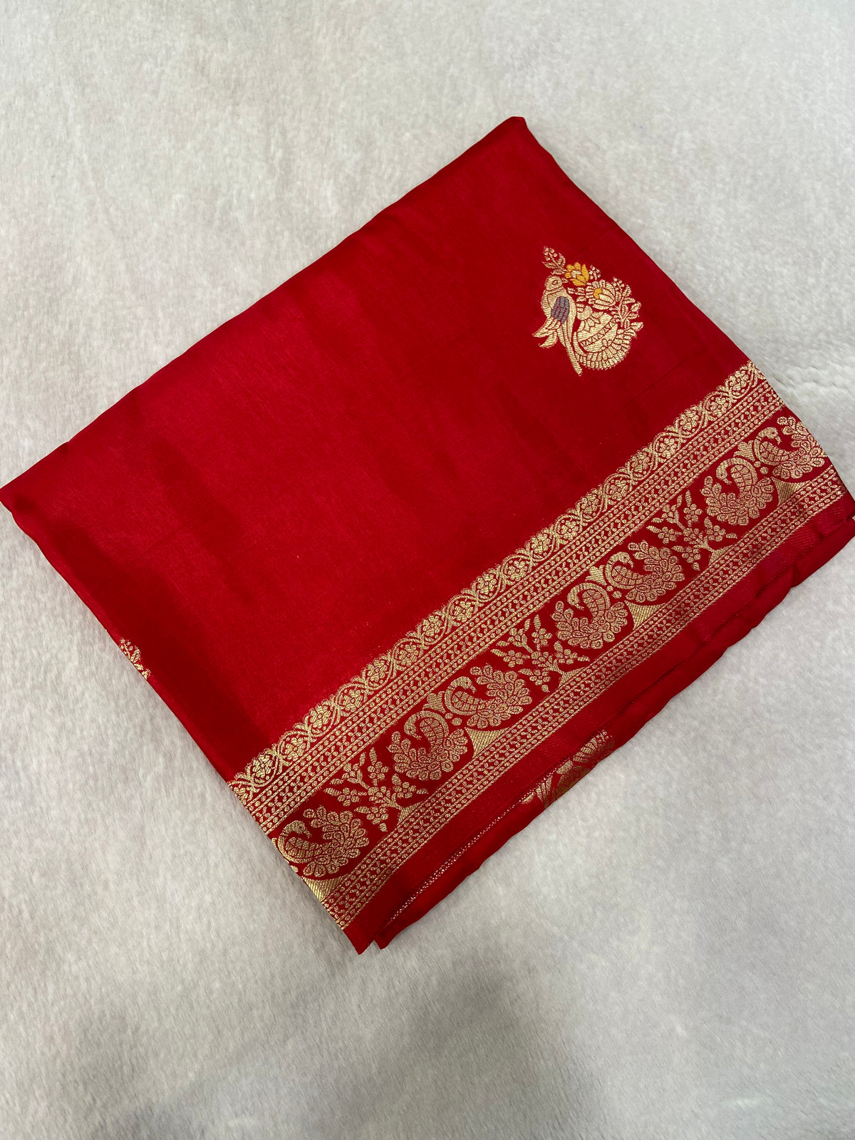 Premium Crepe Satin Silk Saree❤️