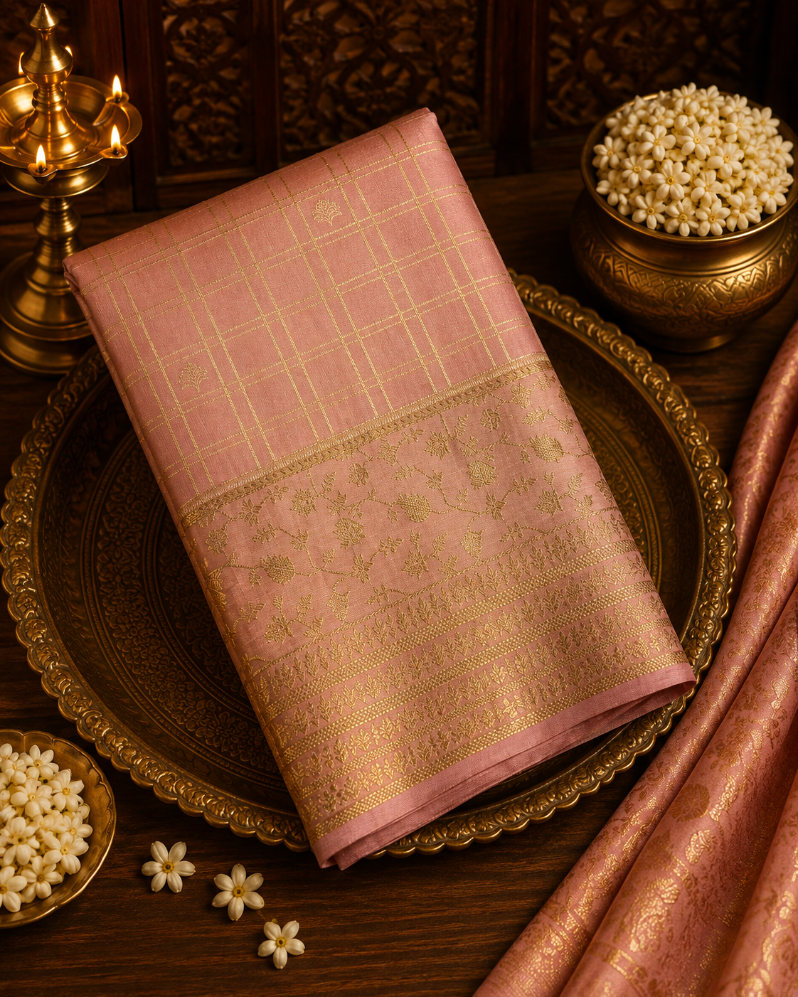 Premium Semi Kanjeevaram Silk Saree