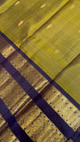 Pure 1G gold zari handloom Kanjeevaram Silk Saree- Silk mark certified- PS2385