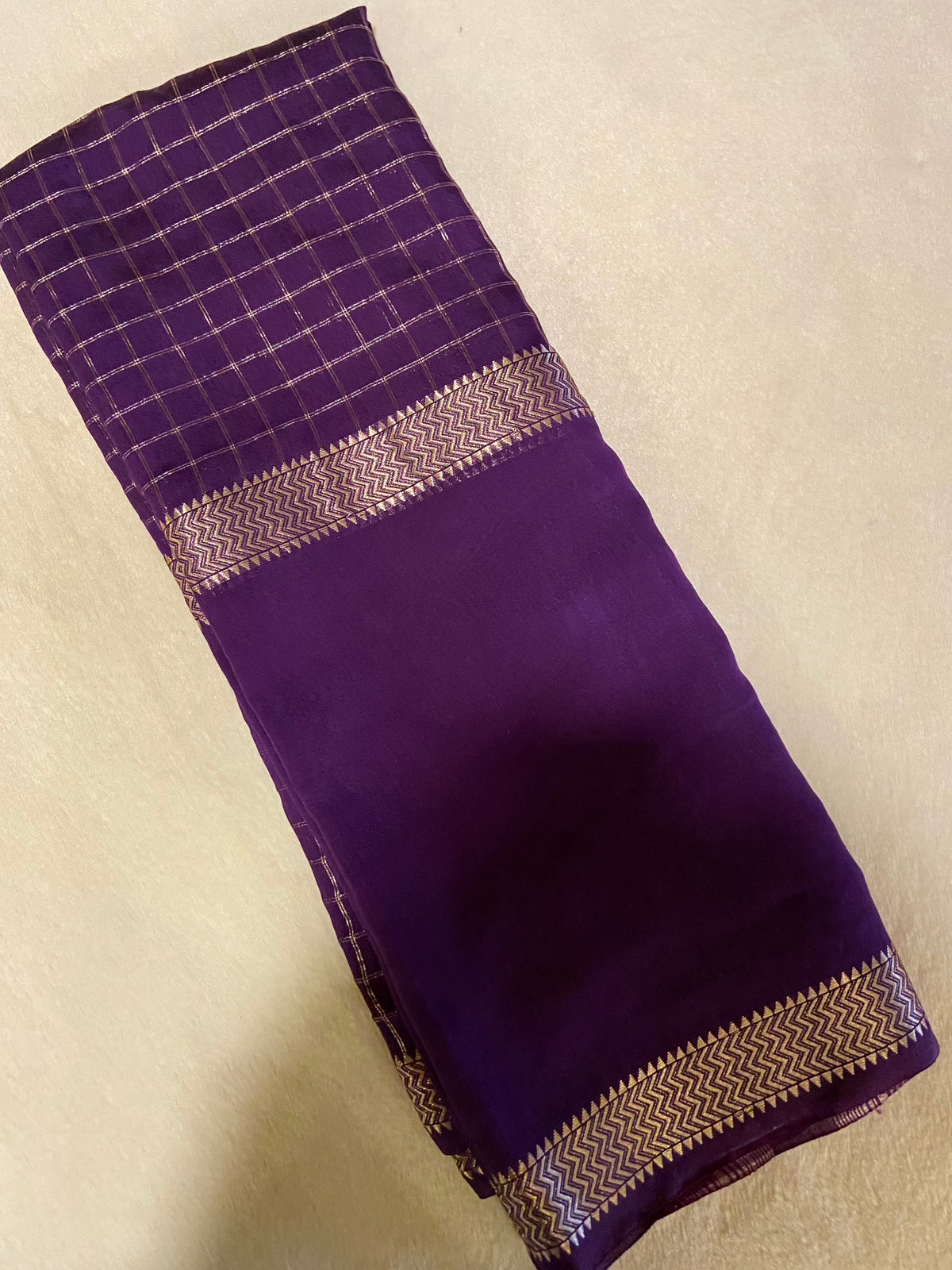 Premium Assam Silk Saree💜