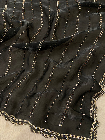 Premium Crush Organza Saree