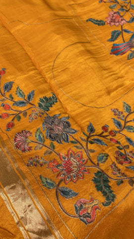Premium Viscose Banarasi Saree With Work