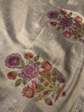 Premium Banarasi soft silk saree with Swarovski stone work
