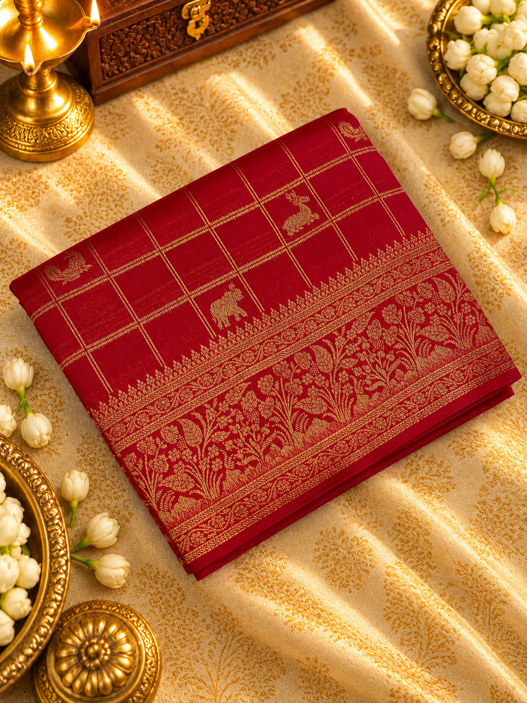 Premium Tassar Silk Saree💓 - 902907