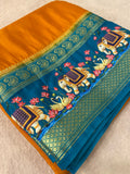 Premium Crepe Semi Mysore Silk Saree- 902663