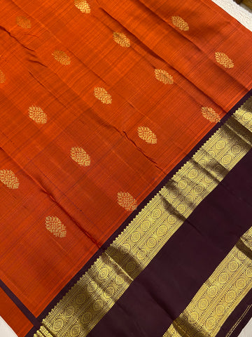 Pure zari handloom Kanjeevaram silk mark certified saree