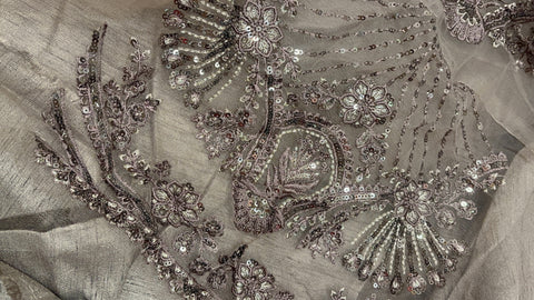 Designer cocktail saree