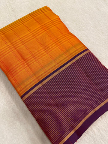 Pure mix Kanjeevaram soft silk saree
