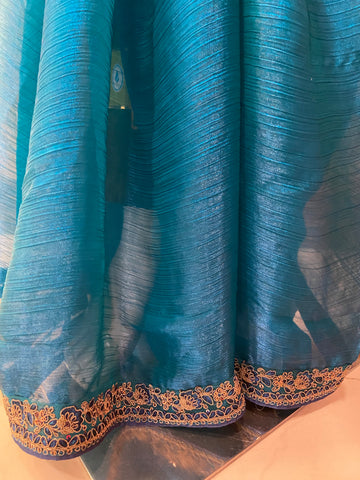 Designer cocktail saree