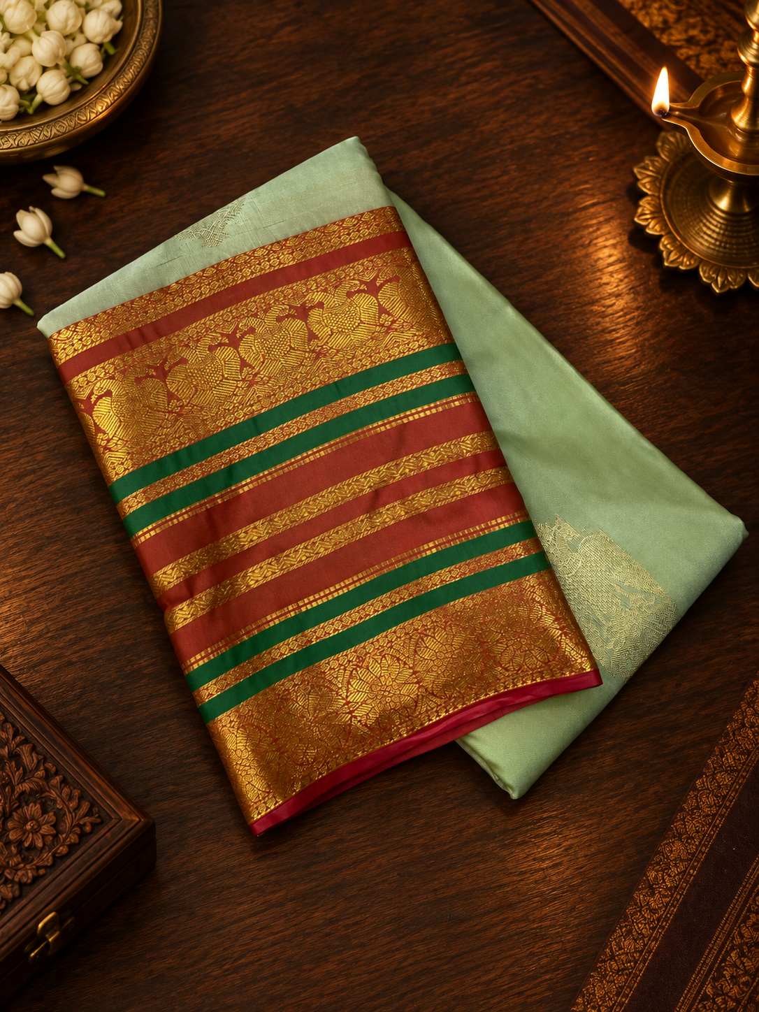 Premium Semi Kanchipuram Silk Saree