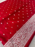 Premium Banarasi Crepe Satin Silk Saree -902860