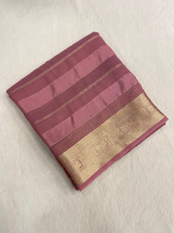 Premium Semi Crepe Mysore Silk Saree